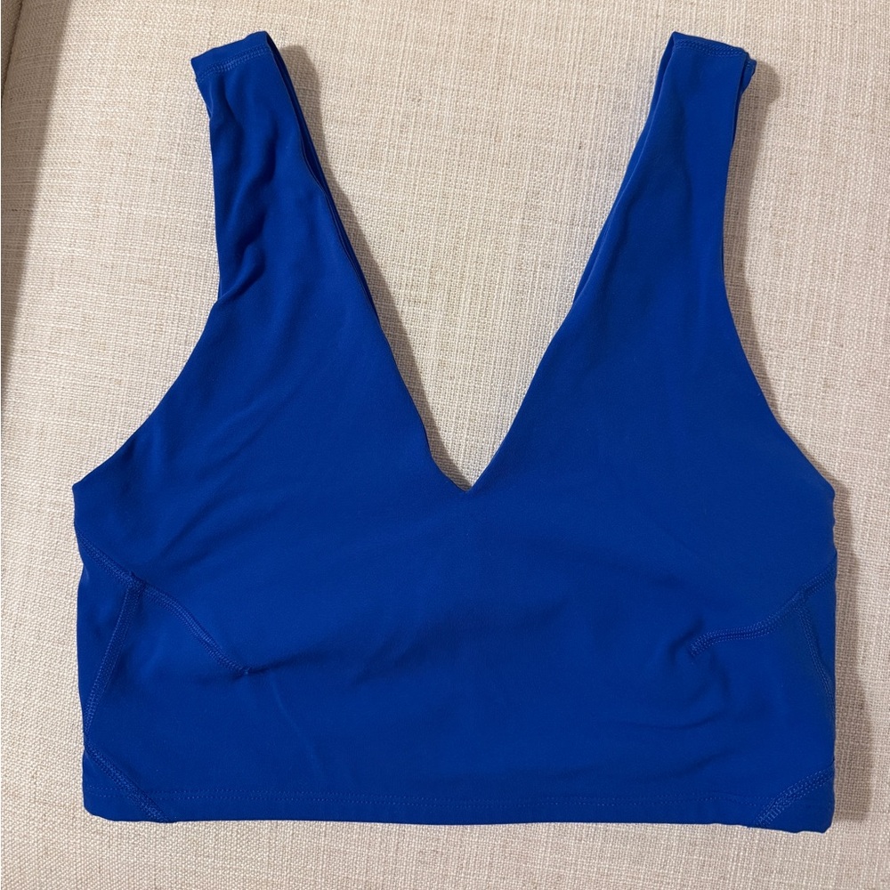 Free People Movement: Never Better Crop. Blue. Size Small